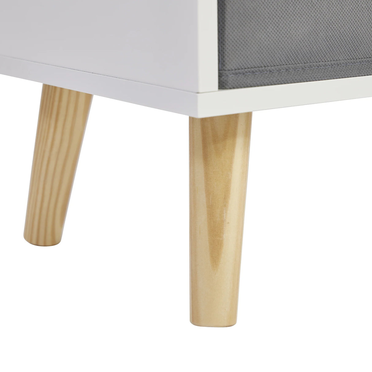 Kids Storage Shelf with Fabric Storage Bins