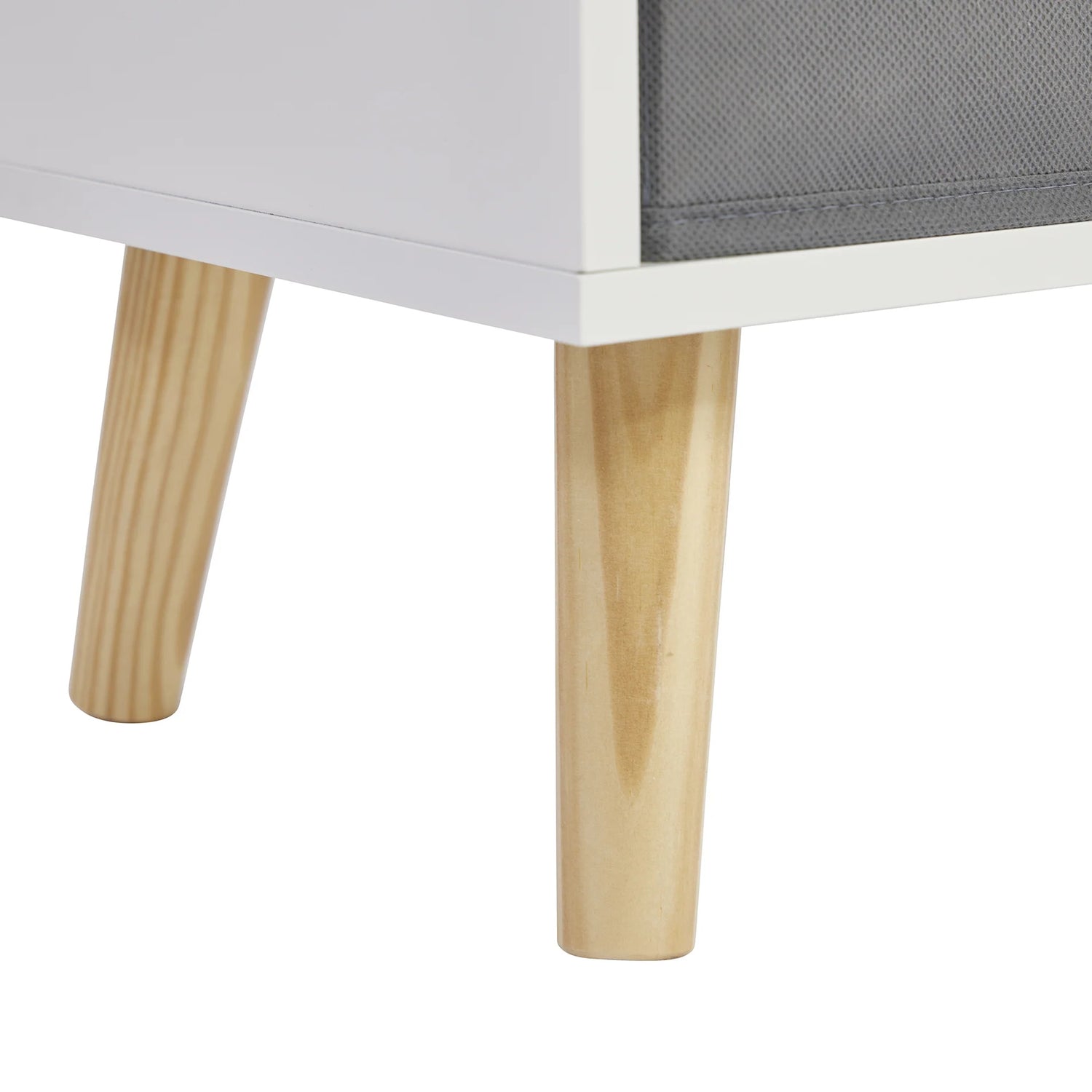 Kids Storage Shelf with Fabric Storage Bins