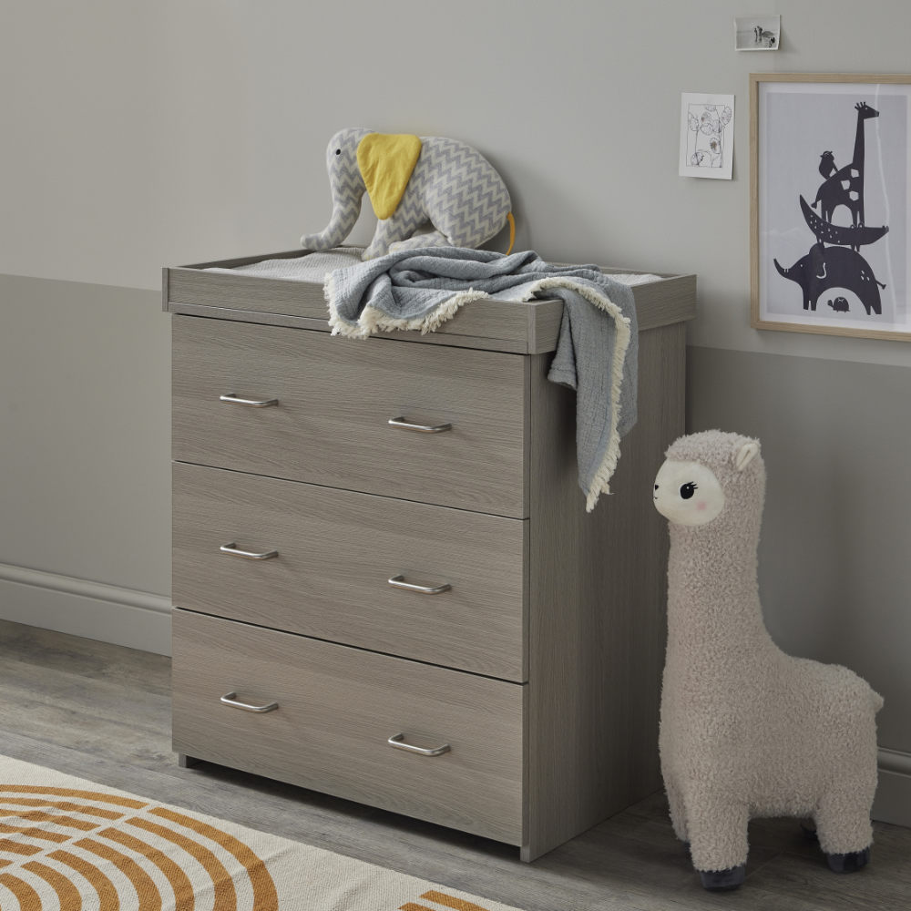 Caro Mini 3 Piece Room Set - Grey Wash