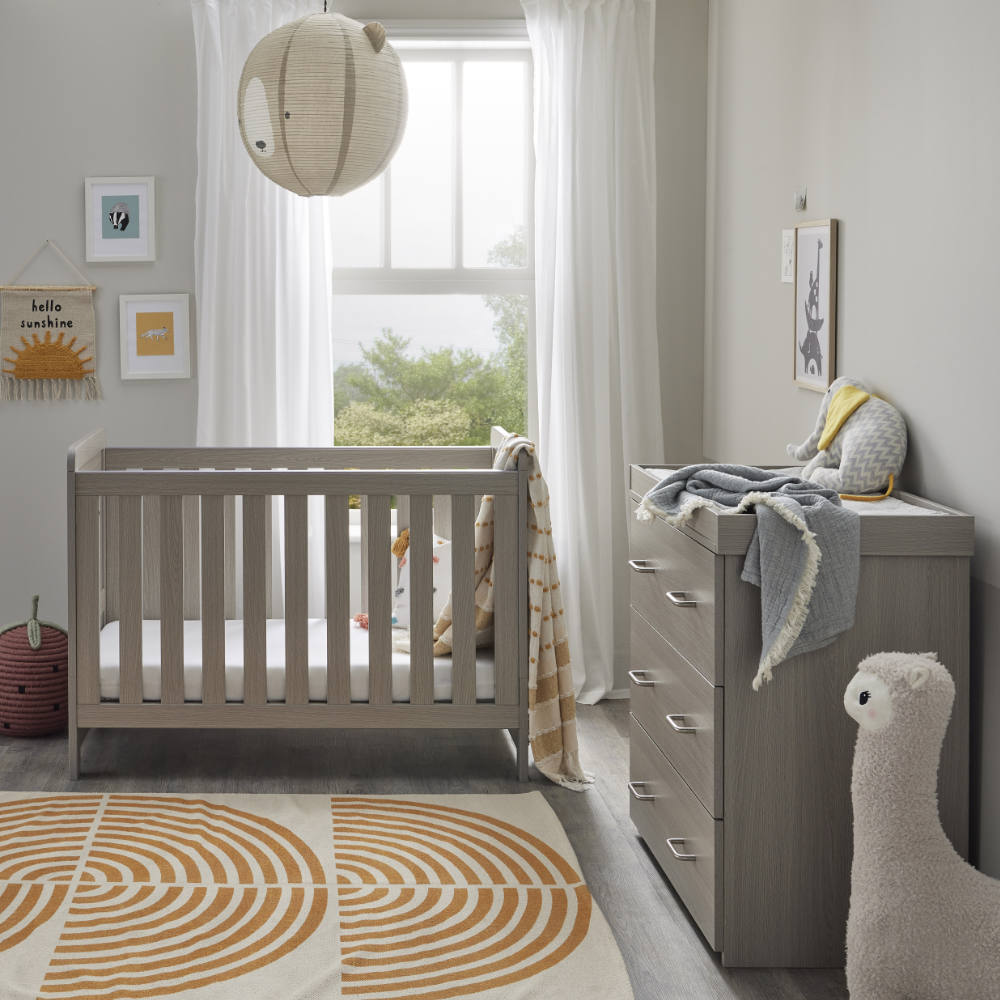 Caro Mini 2 Piece Room Set - Grey Wash