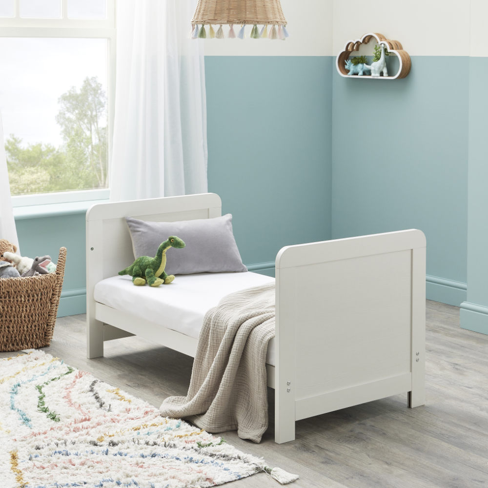 Caro Mini Cot Bed - White Wash