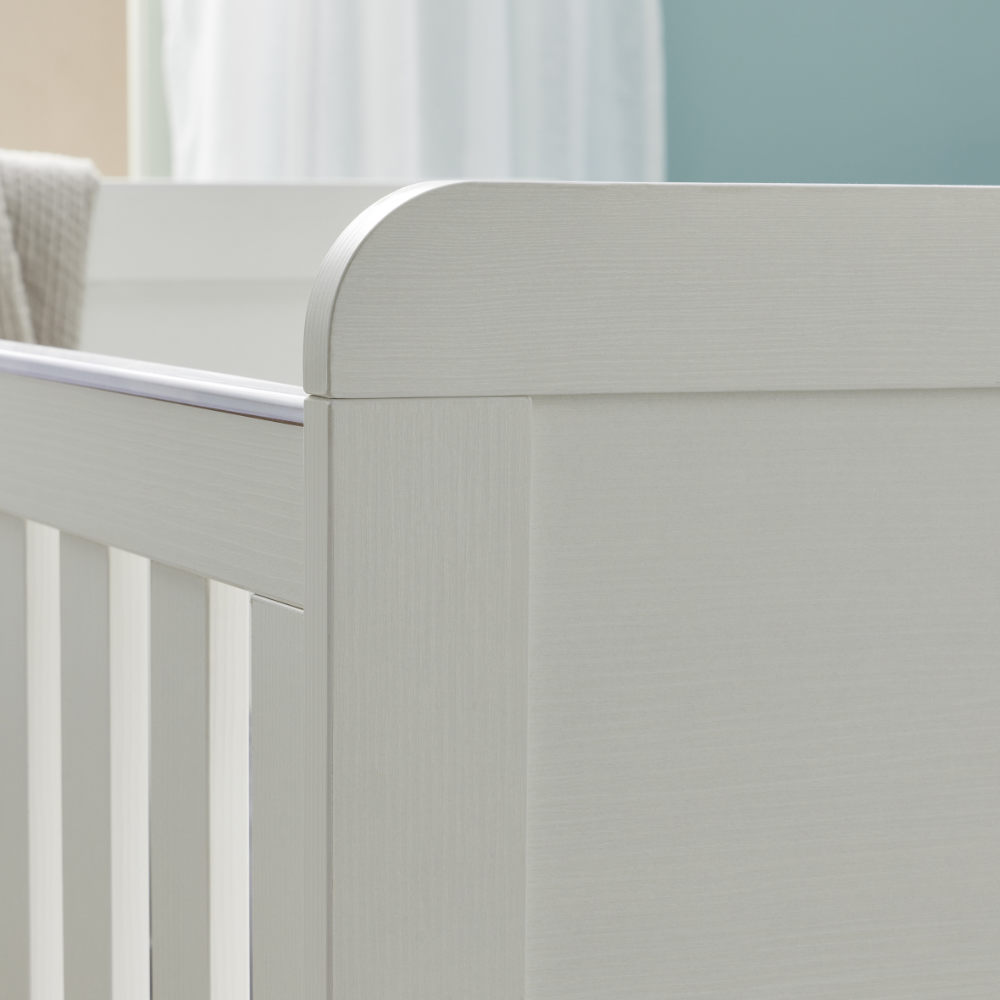 Caro Mini Cot Bed - White Wash