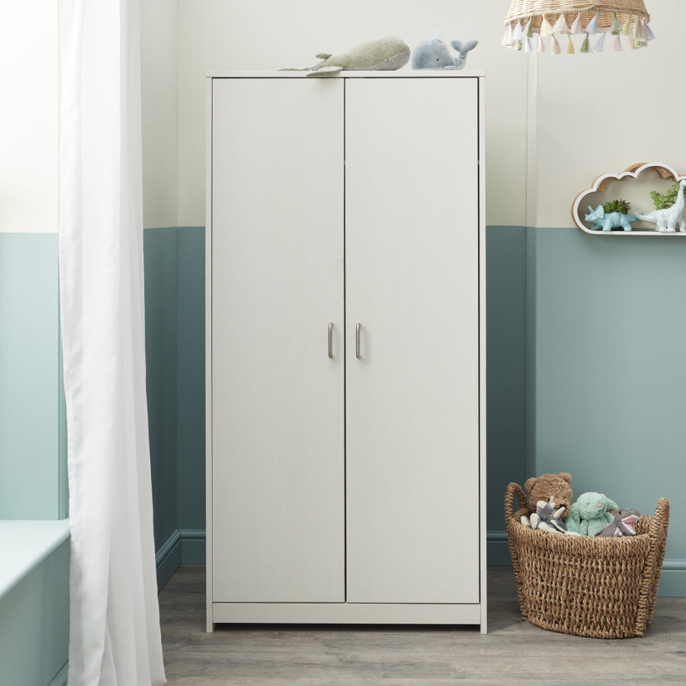 Caro Wardrobe - White Wash