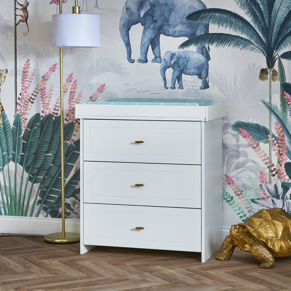 Evie 3 Piece Nursery Set - White