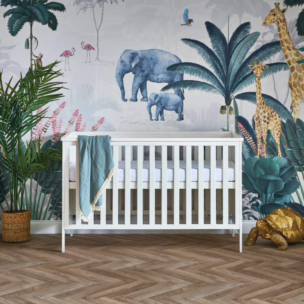 Evie 3 Piece Nursery Set - White