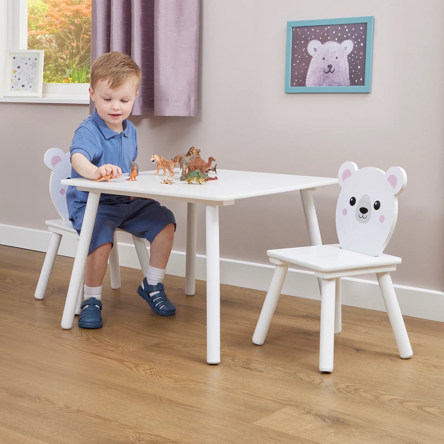 Bear Table & 2 Chairs