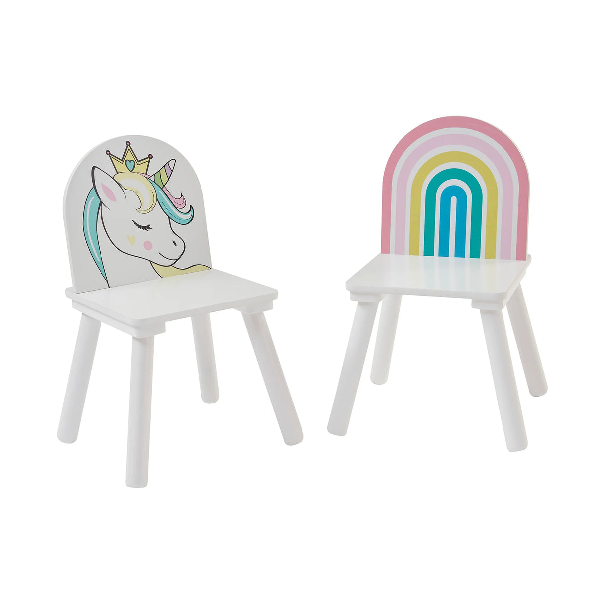 Unicorn & Rainbow Table & Chairs Set