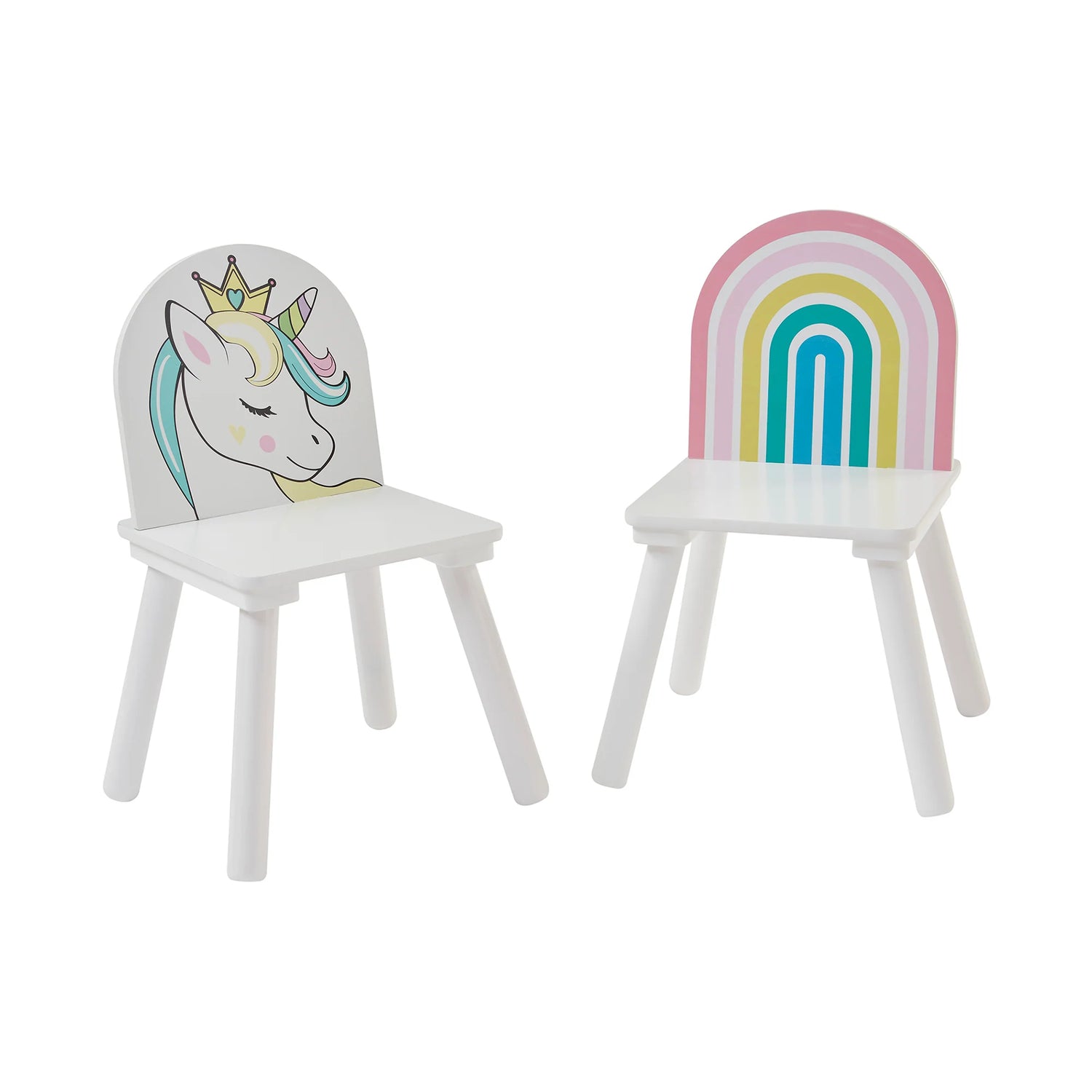 Unicorn & Rainbow Table & Chairs Set
