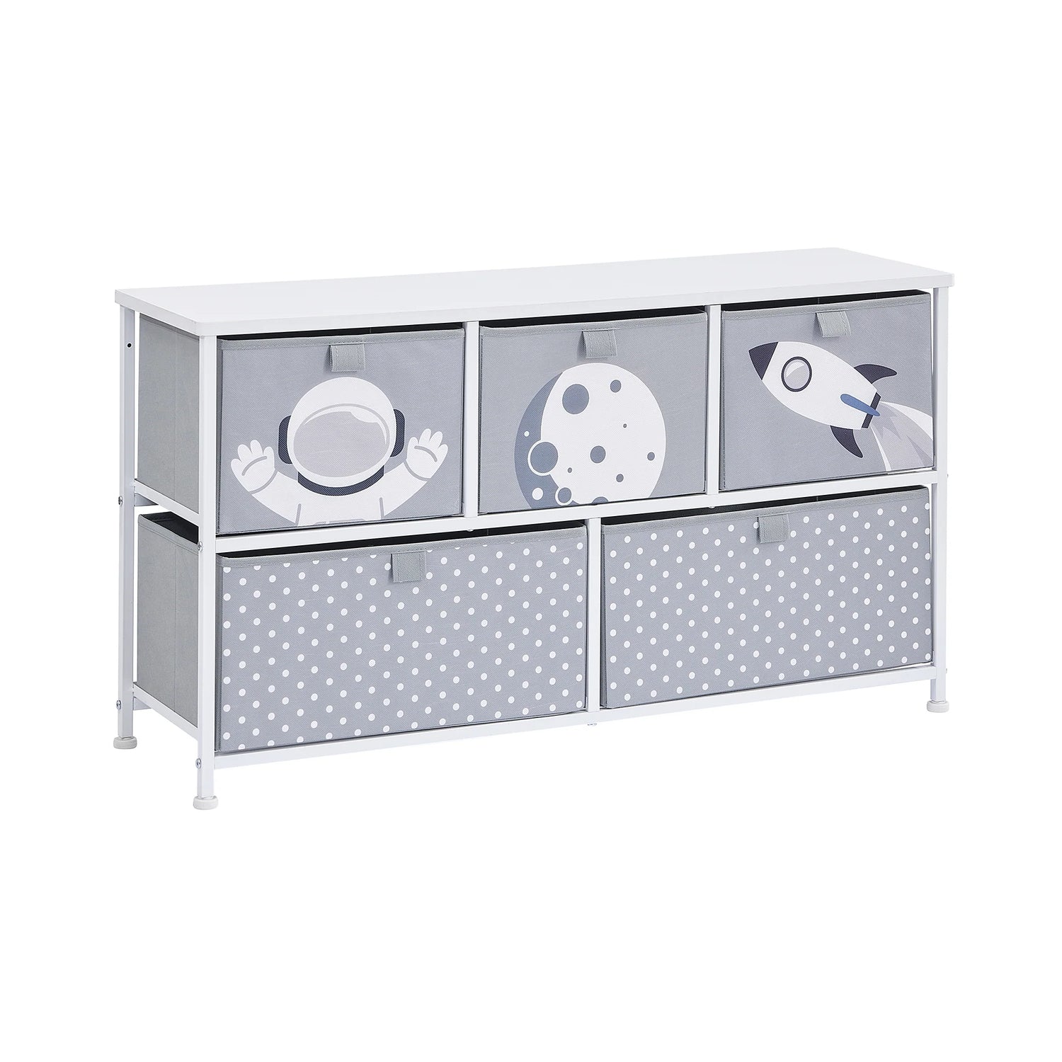 Space 5 Drawer Storage Chest