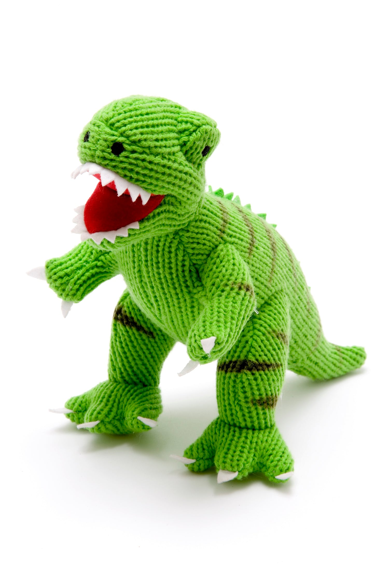 T-Rex Dinosaur Soft Toy - Organic Cotton - Green
