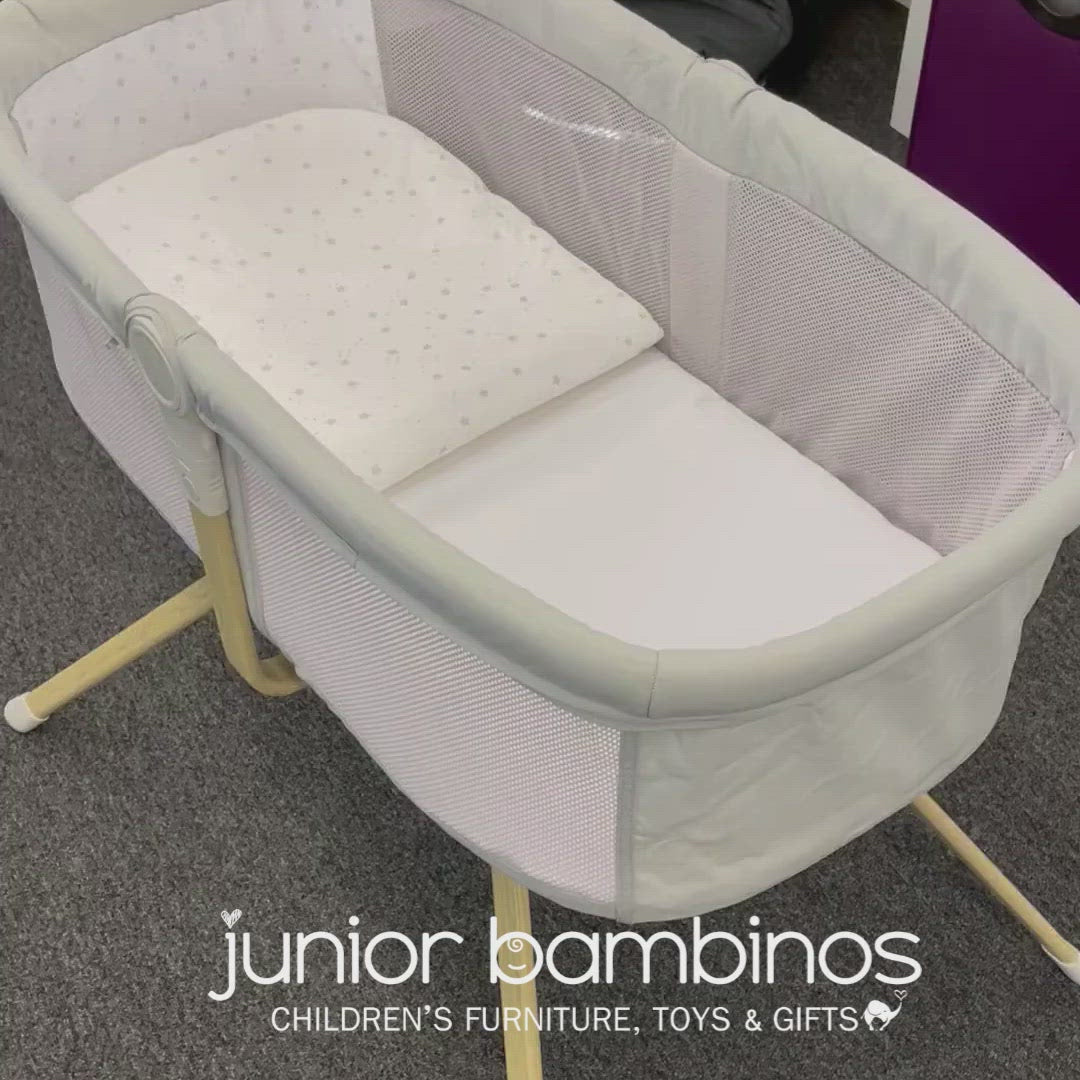Video showing the Gliding Motion of the Air Motion Gliding Crib in Grey from Babymore