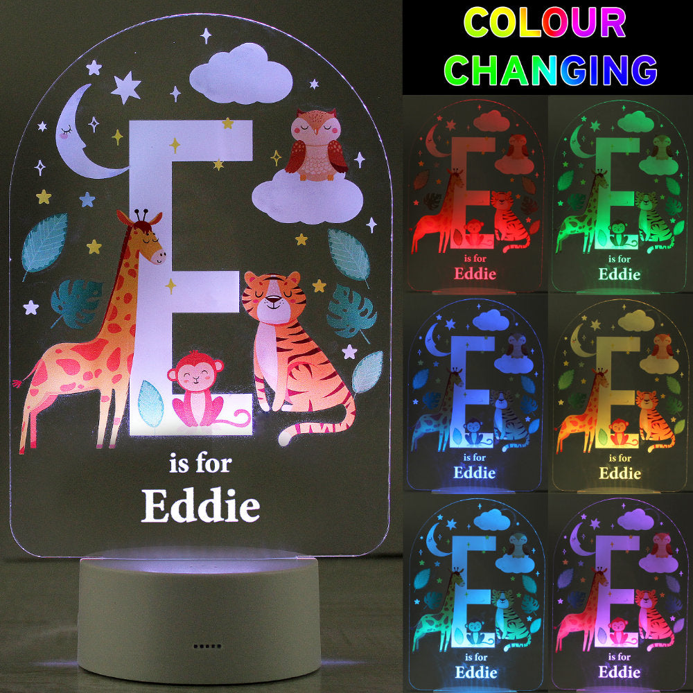 Personalised Alphabet Letter Nightlight