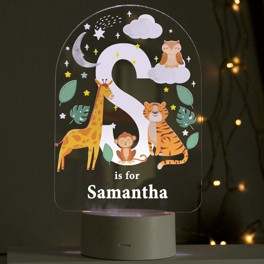 Personalised Alphabet Letter Nightlight