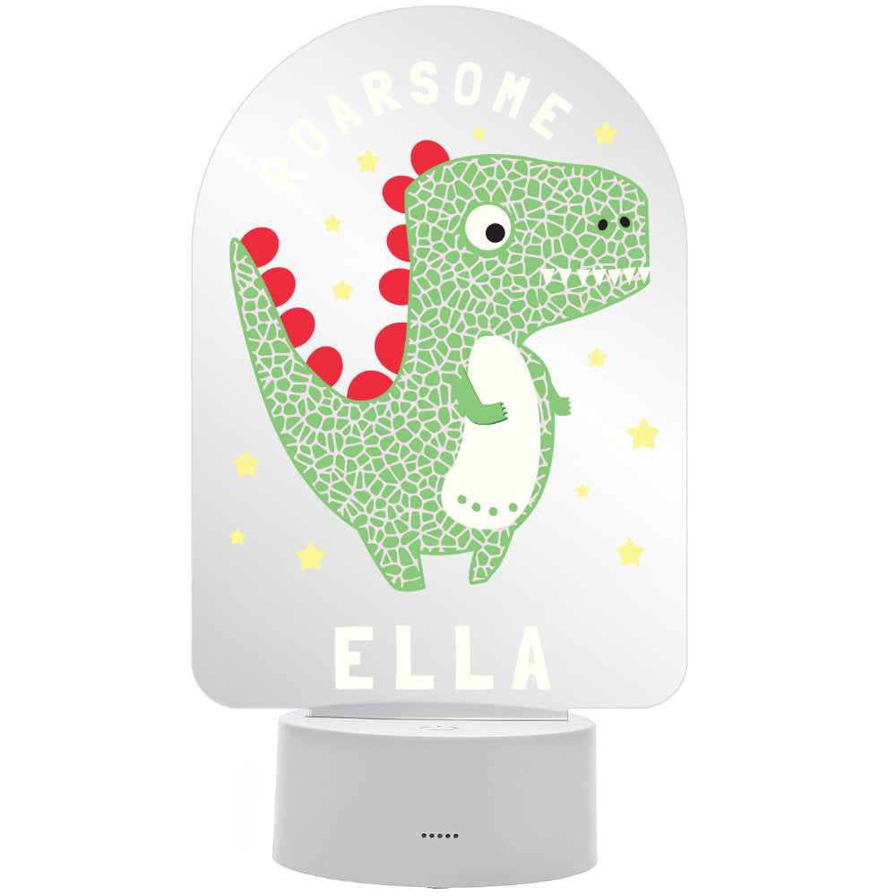 Personalised Roarsome Dinosaur Nightlight