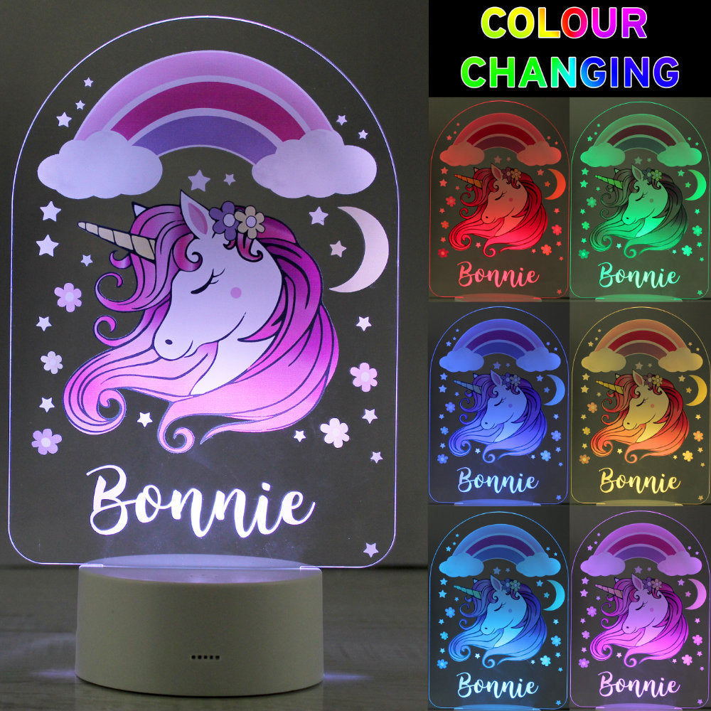 Personalised Unicorn Nightlight