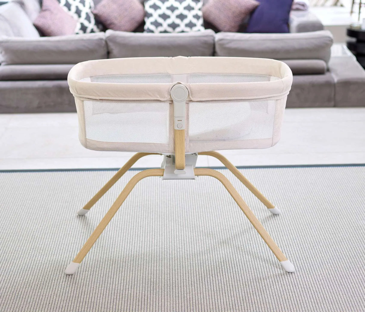 Air Motion Gliding Crib - Cream