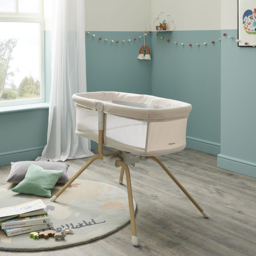 Air Motion Gliding Crib - Cream