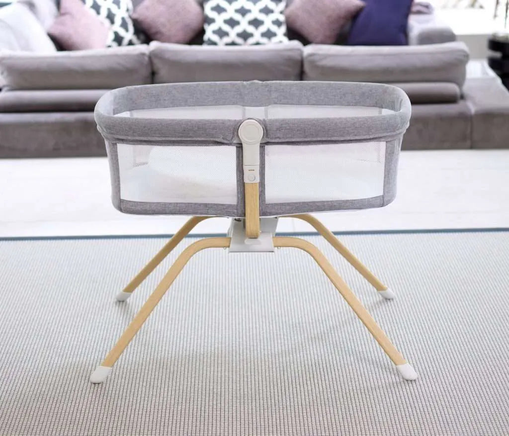 Air Motion Gliding Crib - Slate