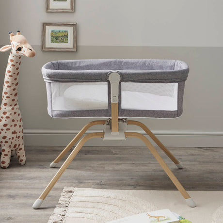 Air Motion Gliding Crib - Slate