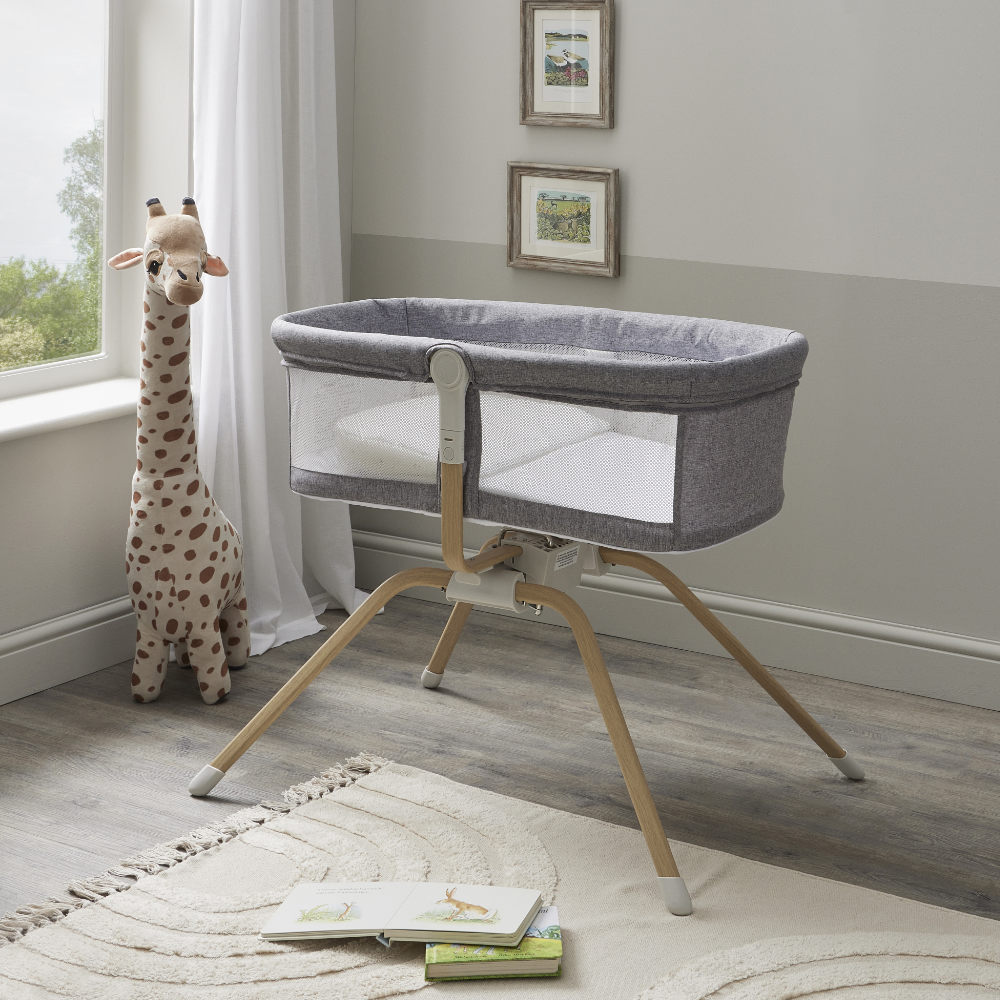 Air Motion Gliding Crib - Slate