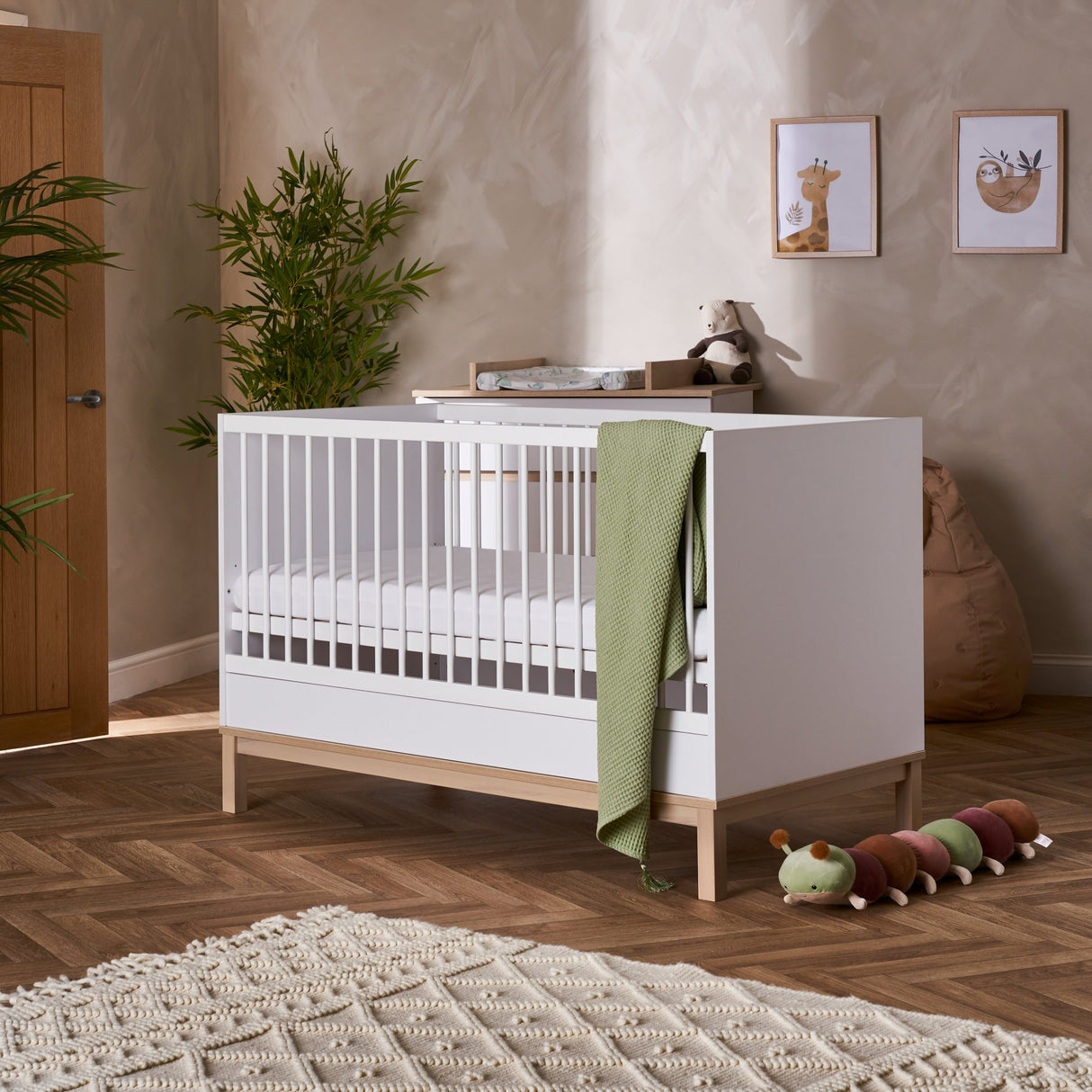 Astrid 3 Piece Nursery Room Set - White