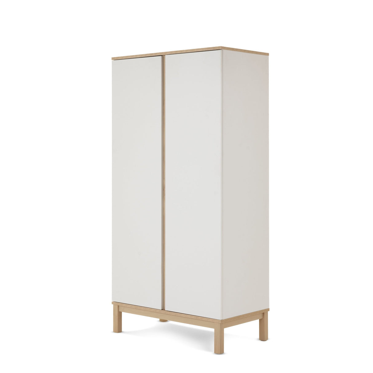Astrid Double Nursery Wardrobe - White