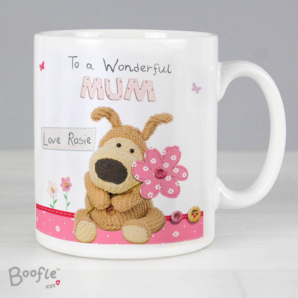 Boofle - Personalised Flowers Mug