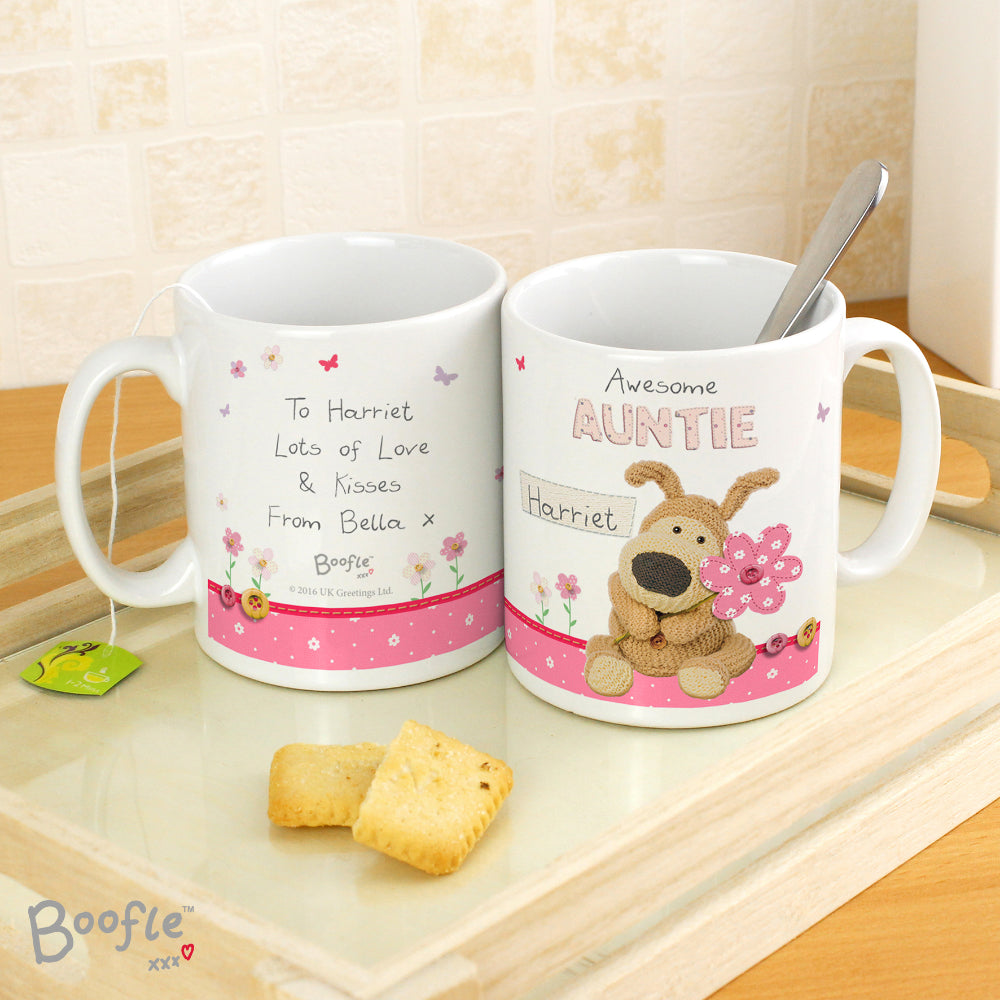 Boofle - Personalised Flowers Mug