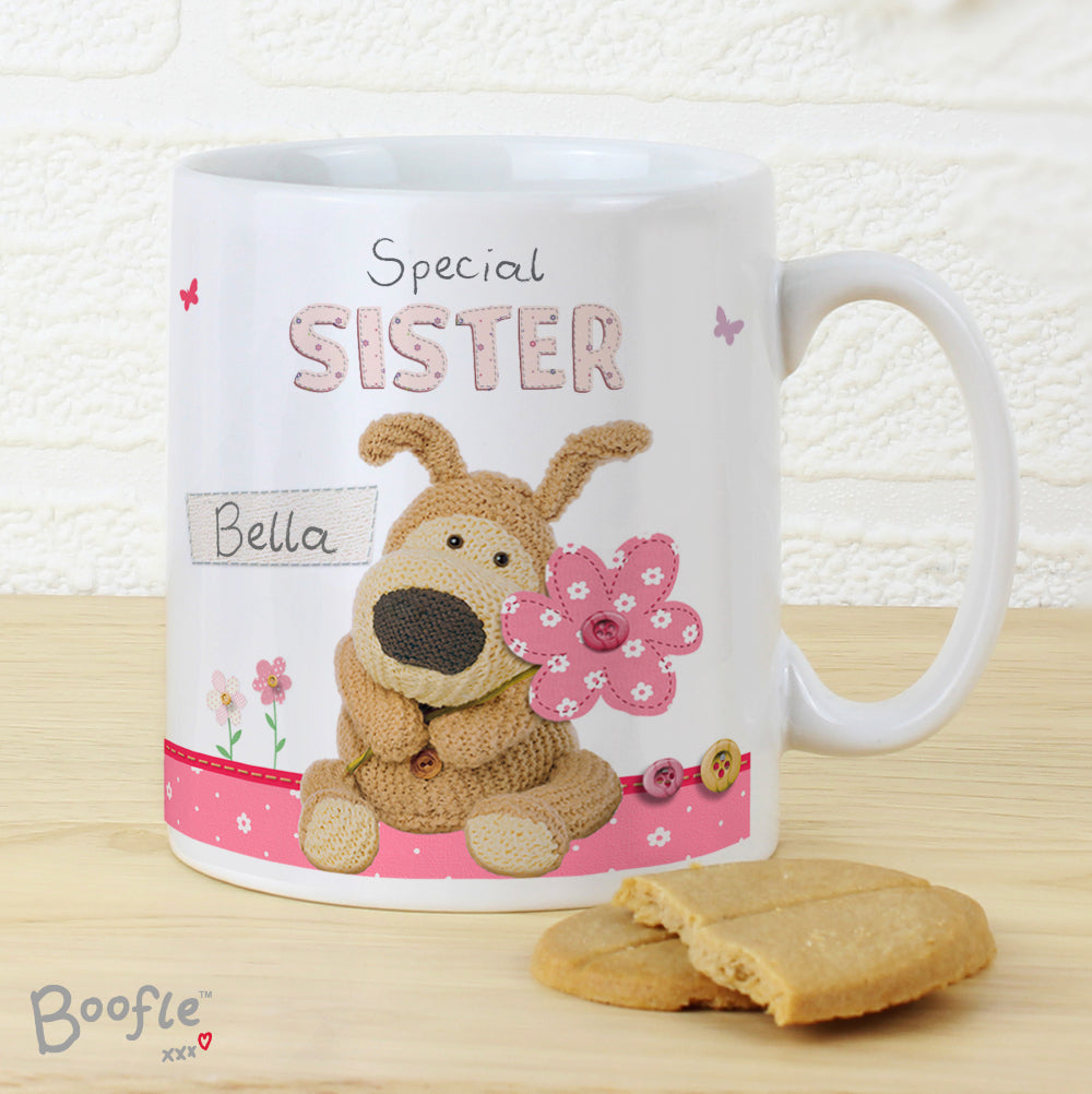 Boofle - Personalised Flowers Mug