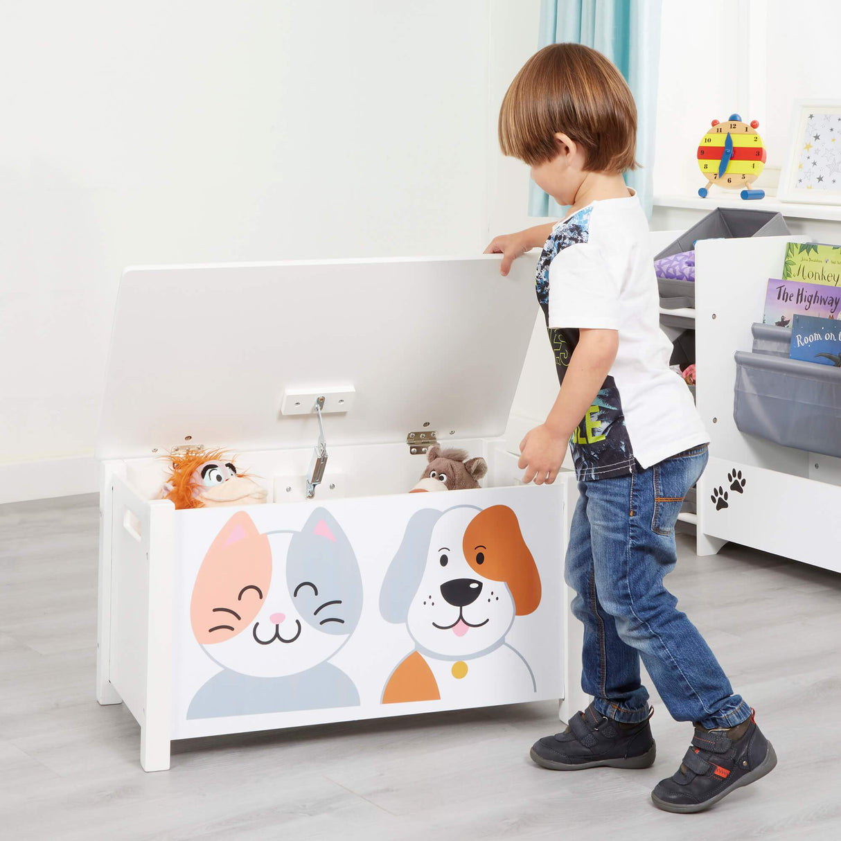 Cat & Dog Toy Box - Liberty House Toys - Junior Bambinos