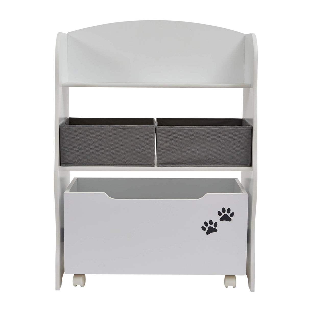 Cat & Dog Storage Unit with Rollout Toy Box - Liberty House Toys - Junior Bambinos