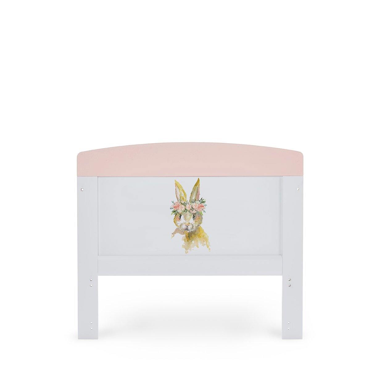 Water Colour Rabbit Cot Bed - Junior Bambinos