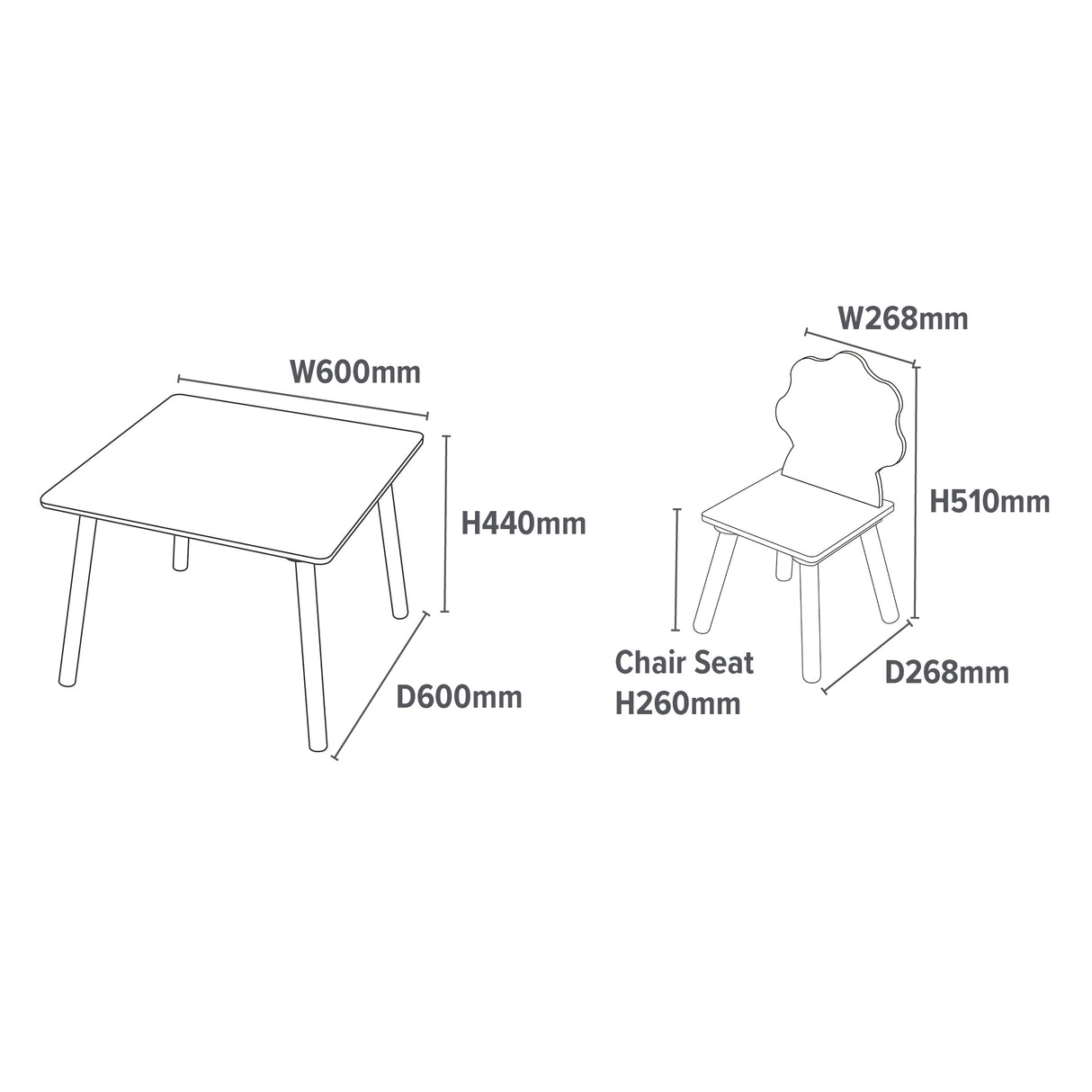 Dinosaur Table and Chairs