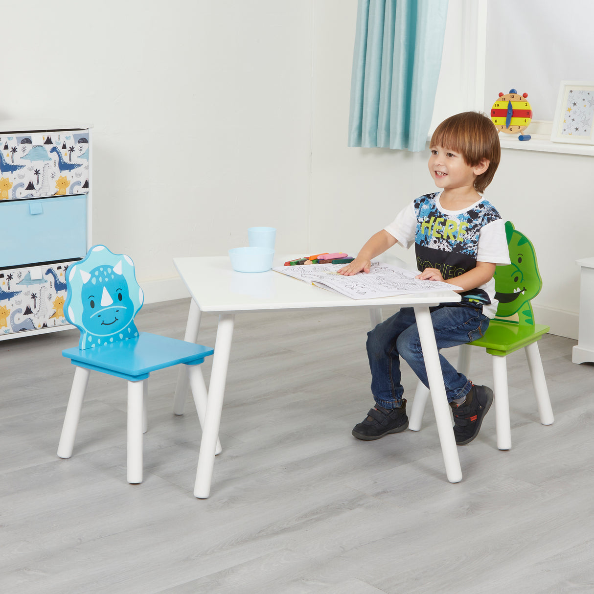 Dinosaur Table and Chairs