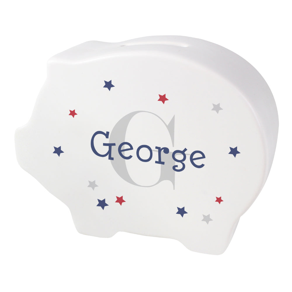 Name & Initial Piggy Bank - Personalised