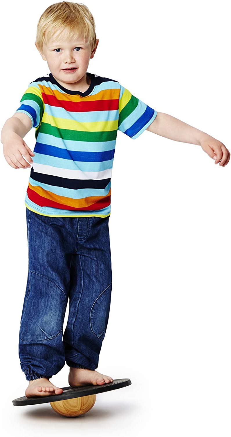 Gonge Wooden Balancing Board - Black