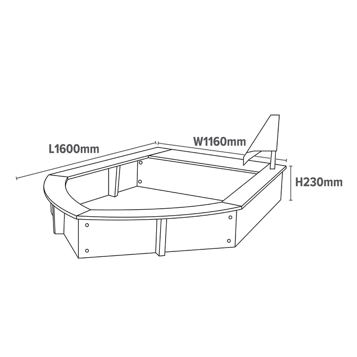 Kids Boat Sandpit