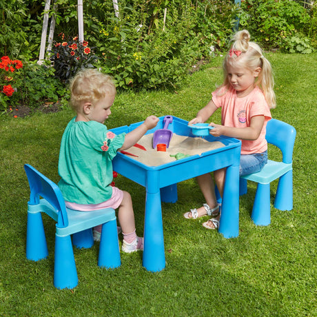 5 in 1 Multi Activity Lego Table - Blue - Liberty House Toys - Junior Bambinos
