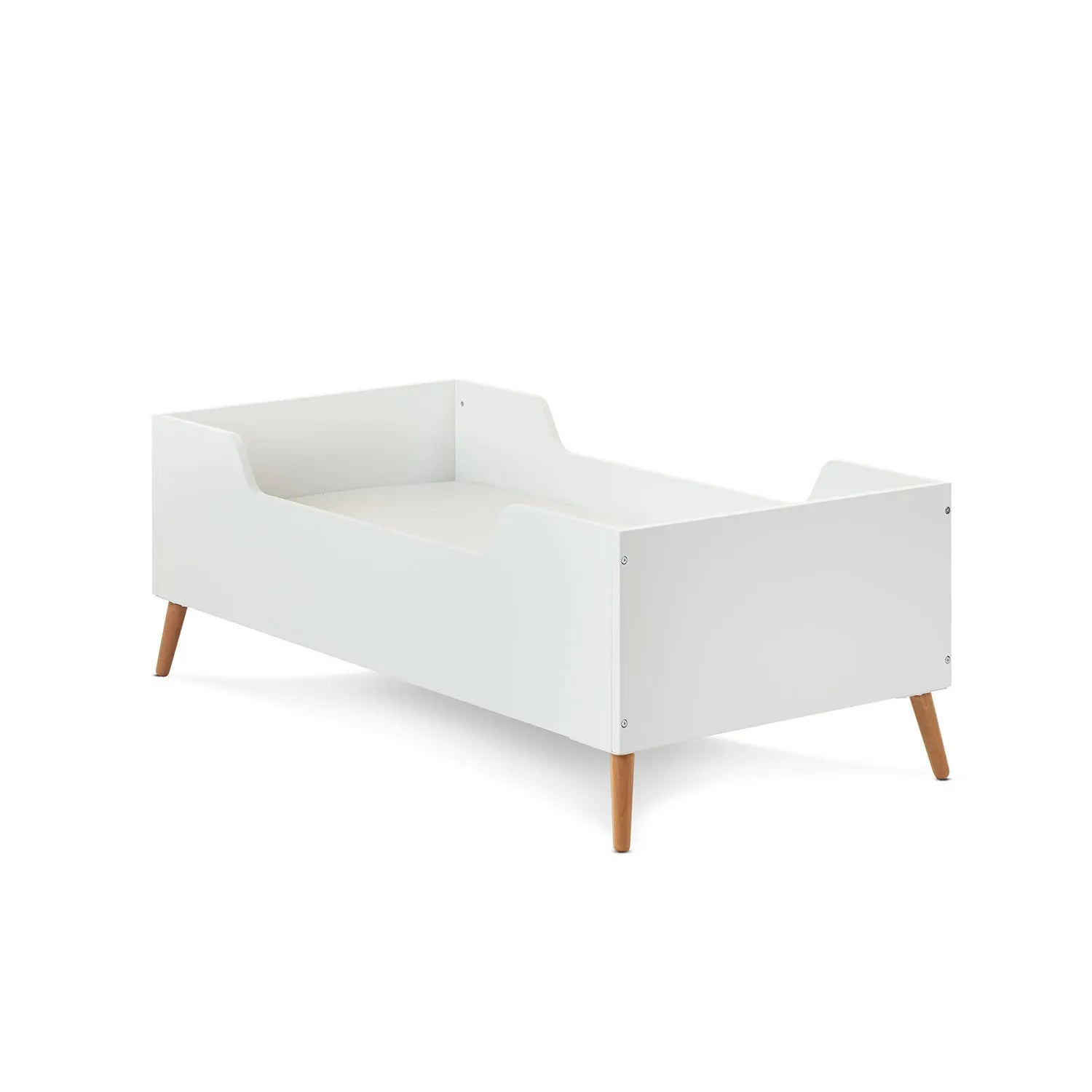 Maya Toddler Bed - White & Natural