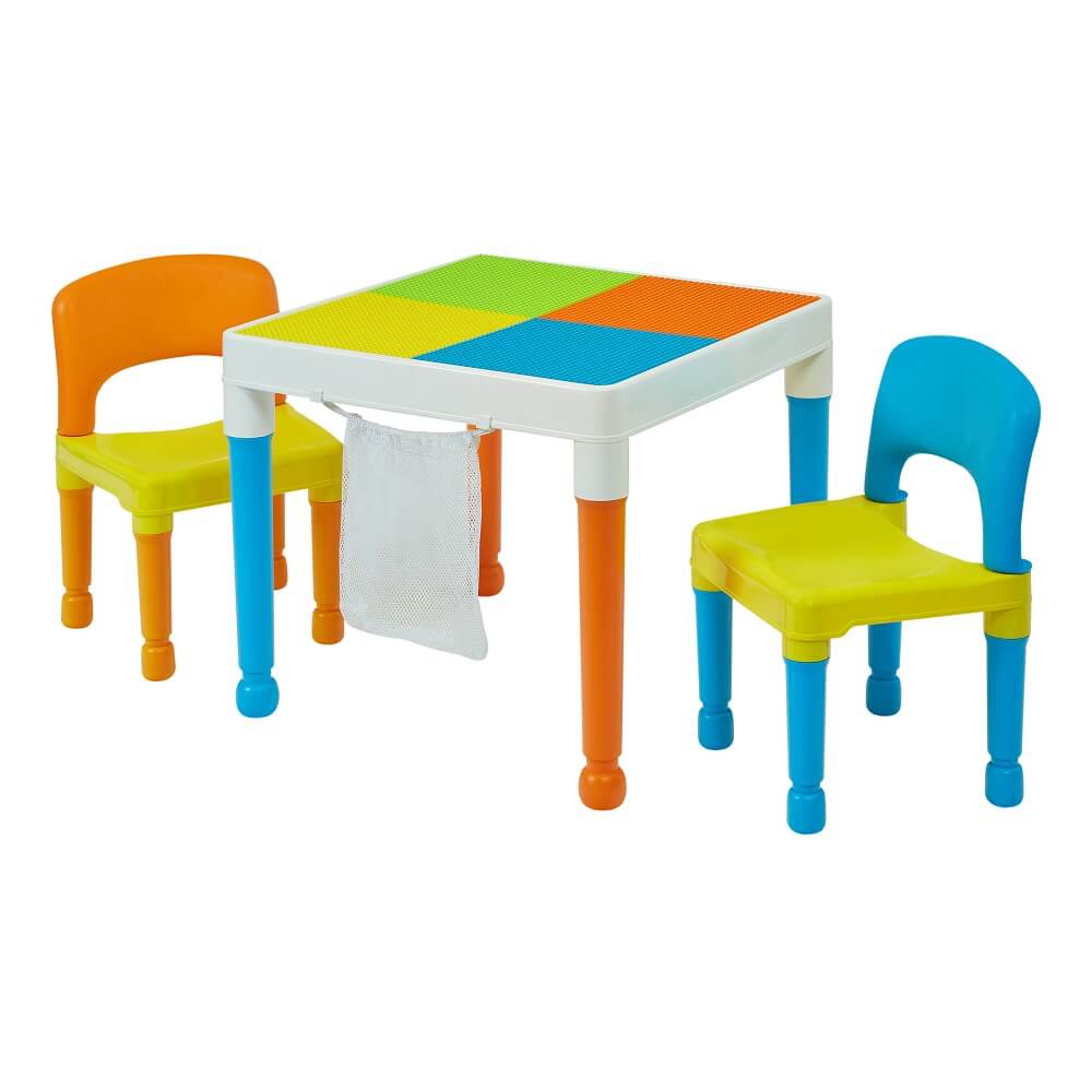 Multipurpose Activity Table & Chairs - Multi-Coloured