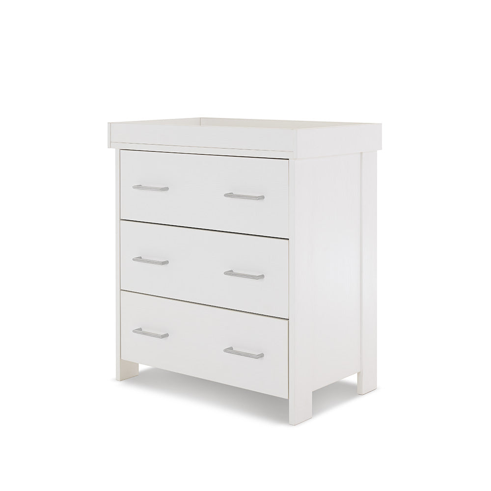 Nika MINI 3 Piece Nursery Room Set - White Wash