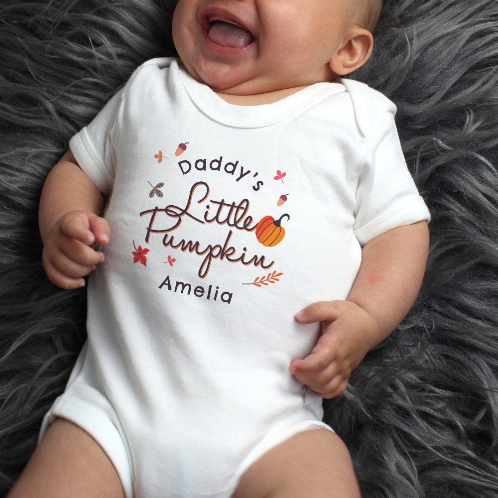 Personalised Little Pumpkin Halloween Vest - Personalised Memento Company - Junior Bambinos