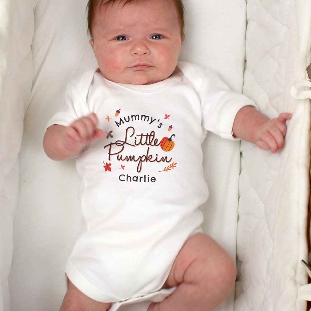 Personalised Little Pumpkin Halloween Vest - Personalised Memento Company - Junior Bambinos