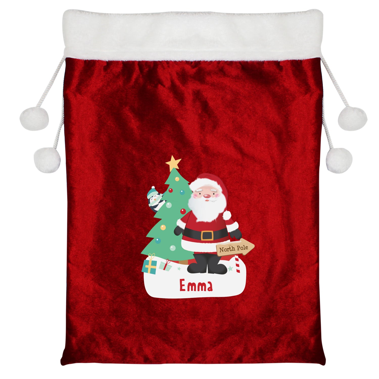 Christmas Santa Sack - Personalised - Personalised Memento Company - Junior Bambinos