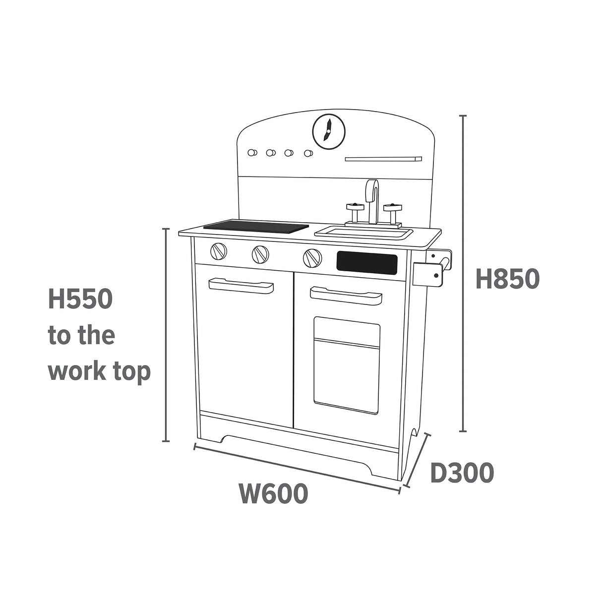 Retro Play Kitchen