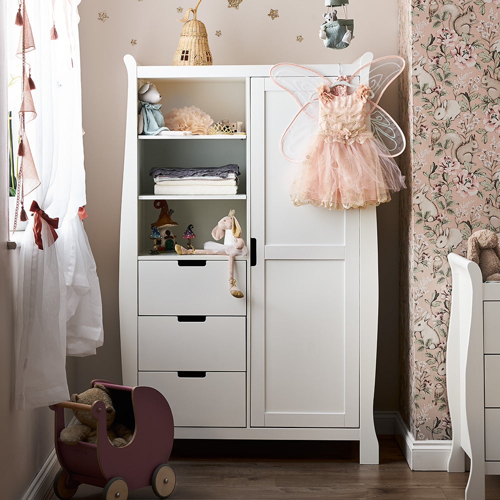 Stamford Sleigh Double Wardrobe - Obaby - Junior Bambinos