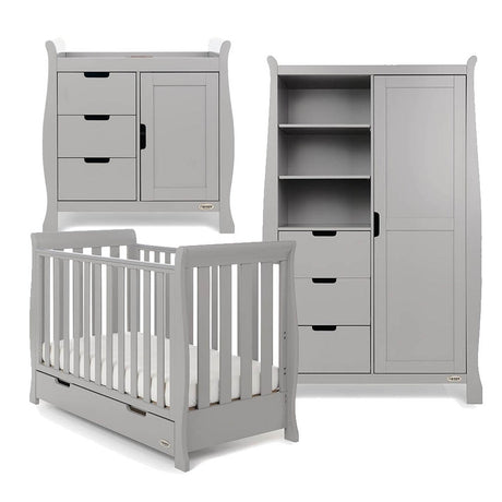 Stamford Mini Sleigh 3 Piece Nursery Room Set - Obaby - Junior Bambinos