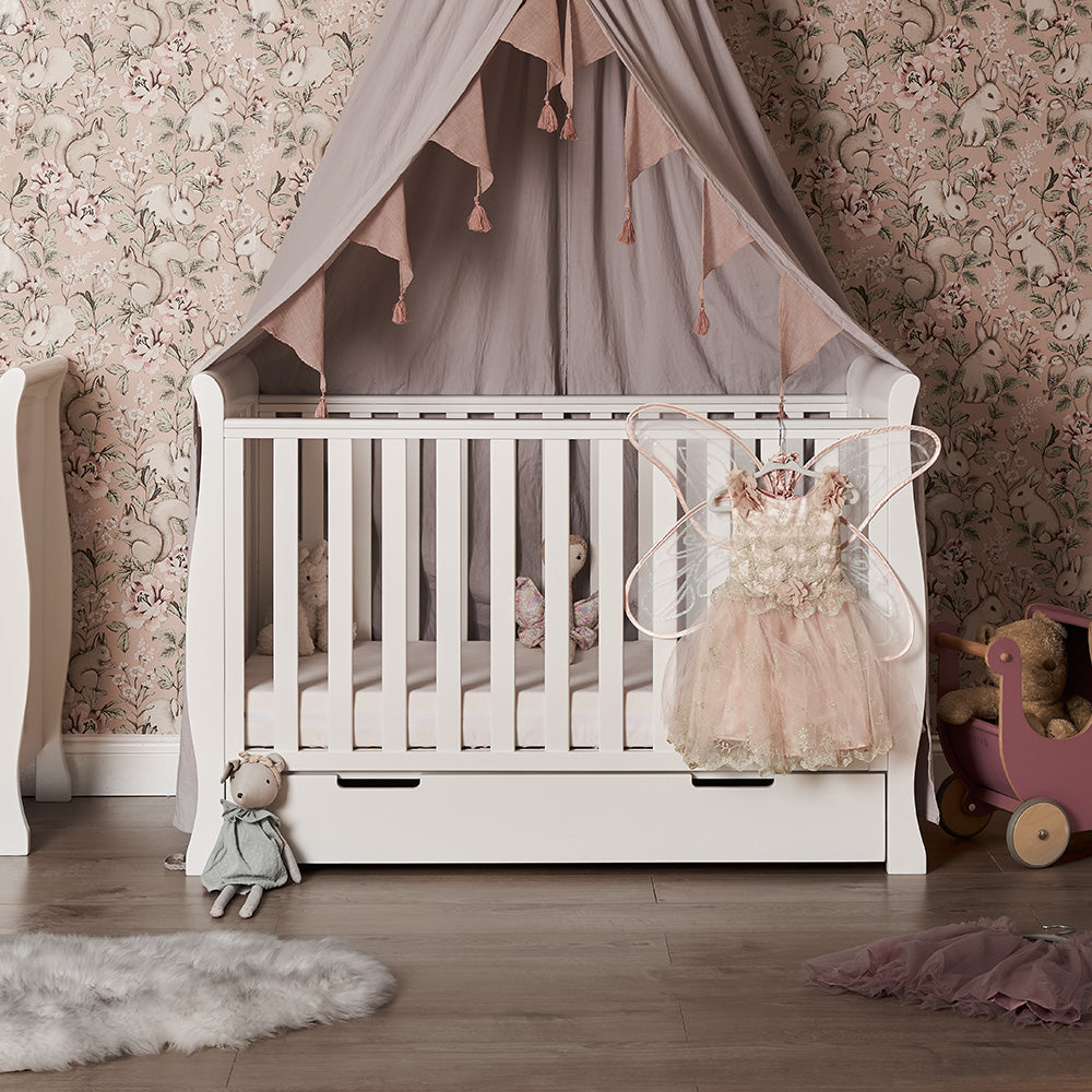 Stamford Mini Sleigh Cot Bed - Obaby - Junior Bambinos