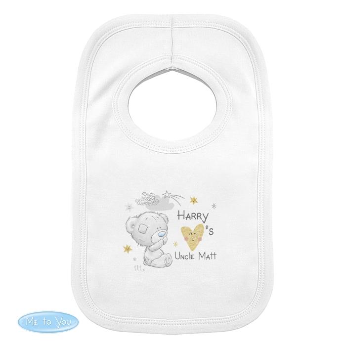 Personalised Tiny Tatty Teddy I heart Baby Bib | 0 -3 Months - Personalised Memento Company - Junior Bambinos