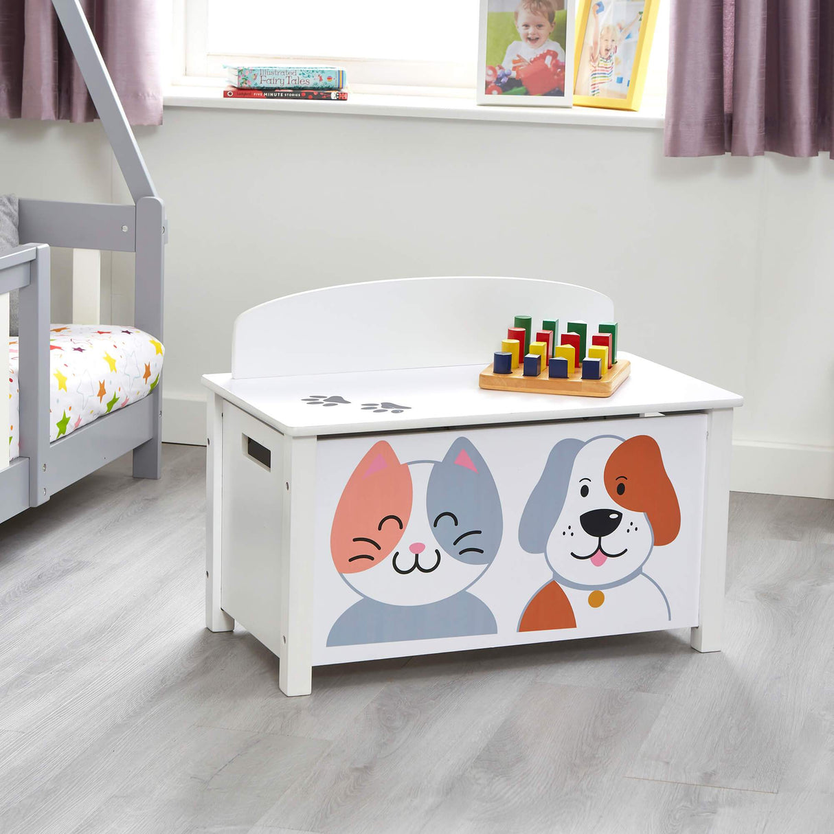 Cat & Dog Toy Box - Liberty House Toys - Junior Bambinos